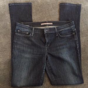 Joe’s “the cigarette” straight and narrow jeans.